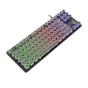 Tùy chỉnh nhà sản xuất Keycaps 104-Key USB-C có dây máy tính xách tay bàn phím với tùy chỉnh RGB Backlit chiếu bàn phím cho win/Mac mới - Product Image 3