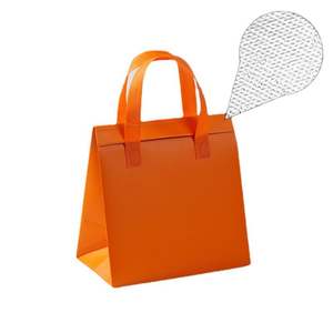 Sac isotherme réutilisable en gros, en matériau PP non tissé, avec poignée, thermique et imperméable, sac de transport pour le déjeuner - Product Image 4