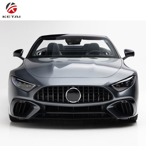 Kit carrosserie style SL63 <span class=keywords><strong>AMG</strong></span> pour <span class=keywords><strong>Mercedes</strong></span>-Benz <span class=keywords><strong>SL</strong></span> R232 <span class=keywords><strong>2023</strong></span>+ – Pare-chocs avant, diffuseur arrière, jupes latérales – Ajustement direct, ABS non peint - Product Image 6