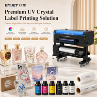 Imprimante UV LED haute précision ENJET U602 620 mm pour le durcissement CMYK, blanc et vernis sur acrylique, coques de téléphone, bouteilles, films TPU A/B