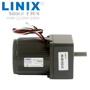 Motorreductor <span class=keywords><strong>de</strong></span> CA Linix 220V YN80 25W Monofásico 110V/220V 1250 RPM para <span class=keywords><strong>Velocidad</strong></span> Constante Aplicado en Equipos <span class=keywords><strong>de</strong></span> Automatización - Product Image 1