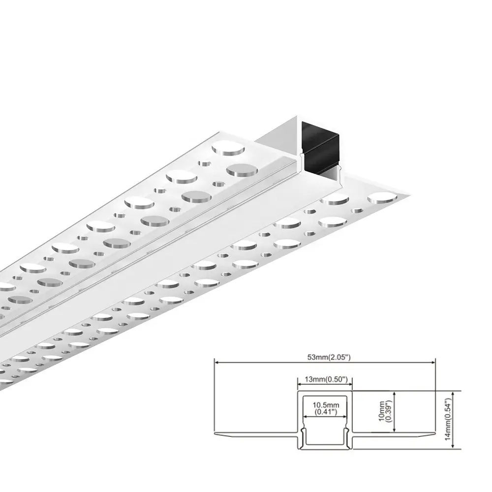 Alloy 6063 ceiling ground led aluminum profile channel for led strip light Super slim led aluminum profile
