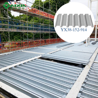 Plancher métallique pour dalle de béton pour la construction d'entrepôts Tôle de terrasse en acier Galvalume laminée à froid au design moderne prix d'usine