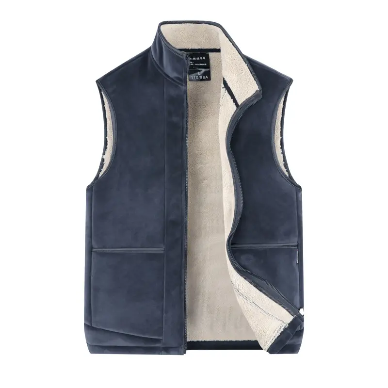 Best Knitted Winter Men's Vests Waistcoats Custom Tactical Vest Body Warmer For Men Other Mandarin Collar