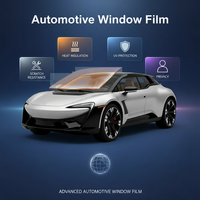 Film teinté pour vitres de voiture, isolation thermique, protection anti-explosion, protection UV, film solaire pour vitres de voiture pour toutes les voitures