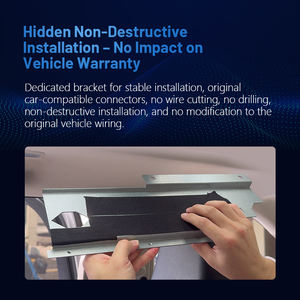 Écran d'affichage de moniteur de plafond pour voiture HD Ford Pyle avec caméra de recul, vidéo de plafond pour tous les véhicules sans batterie - Product Image 2