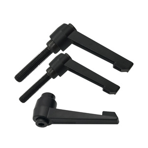 Tornillo de bloqueo ajustable en forma de L, rosca gruesa métrica, acero aleado, negro, para ajuste - Product Image 1