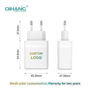 Chargeur rapide double port 36W avec double transformateur, certifié CB CE RoHS, charge rapide PD, chargeur mural avec prise EU - Product Image 3