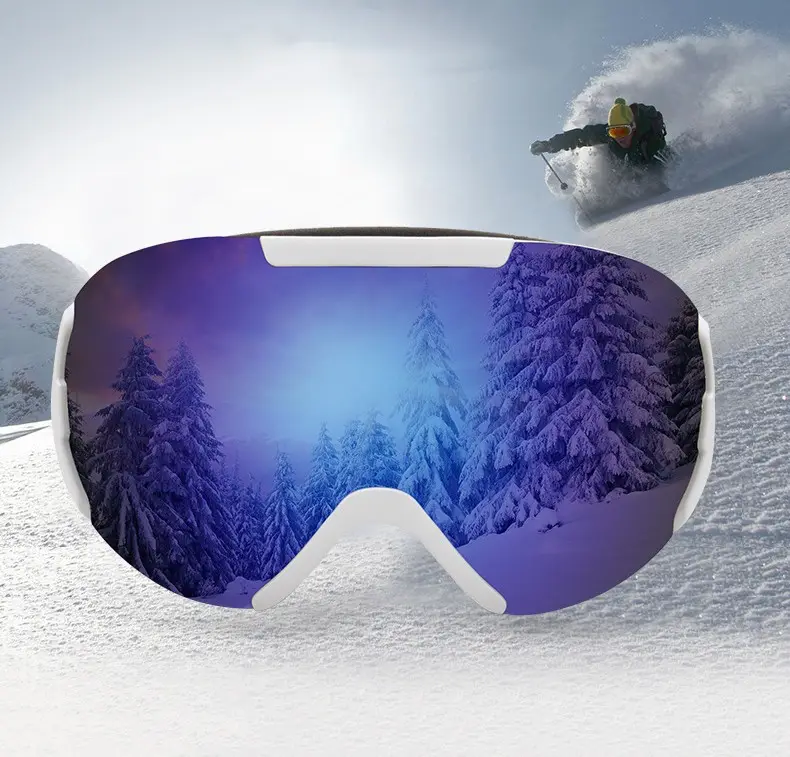 Photochromic 스노우 보드 스키 장비-고글 조정 가능한 남성 여성 눈 겨울 스키 고글 안경