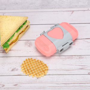 Mini moules carrés en silicone pour sandwichs et tartes, à cuisson rapide et à réchauffer, avec revêtement, pour micro-ondes, bleu, durables et faciles à utiliser - Product Image 3