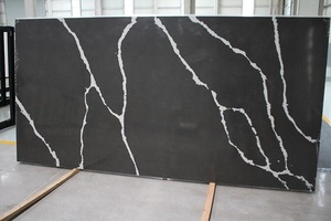 Mặt Bàn Thạch Anh Nhân Tạo BOTONSTONE Tấm Thạch Anh Đen Calacatta Cho Mặt Bàn - Product Image 2