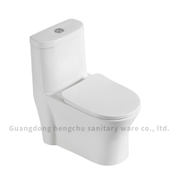 Meilleures ventes, cuvette de WC monobloc au design moderne avec housse blanche souple, siège monté au sol en céramique pour salle de bain, vente