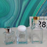 Flacon d'aromathérapie vide en verre, diffuseur de parfum, aromathérapie, 50 ml, noir mat
