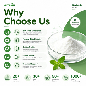 Stevia en vrac Reb A 98% CAS 58543-16-1 en poudre – Fournisseur d'édulcorant naturel – Vente en gros usine OEM - Product Image 3