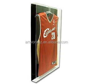 Artworld hiển thị Hot Bán cao cấp treo tường khóa Acrylic thể thao khung hộp Jersey hiển thị trường hợp - Product Image 3
