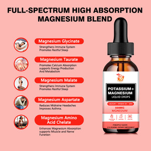 OEM Private Label Potassium Magnesium <b>Liquid</b> Drops with Vitamin D3 and Zinc Support Healthy Sleep Improve Immune System Drops - Product Image 6