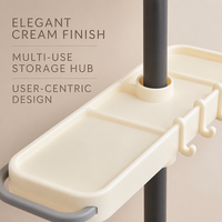 Support de robinet détachable futuriste avec égouttoir ventilé pour éponge et savon
