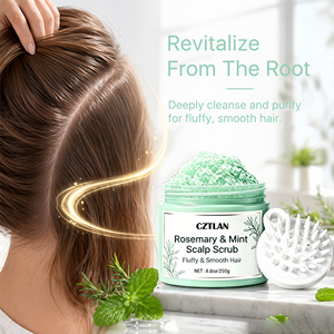 Exfoliante Capilar de Romero y Menta de Marca Privada para Tratamiento del Cuero Cabelludo, Limpieza Profunda, Control de Grasa, Masaje Capilar y Calmante - Product Image 5