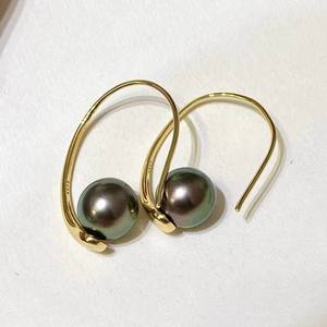 อุปกรณ์ทำเครื่องประดับมุก DIY 22410 ถาดเปล่าสำหรับต่างหูเงินแท้ S925 พร้อมลูกปัดกลมขนาด 11-13 มม. เครื่องประดับเงินแฟชั่น ตะขอเกี่ยวต่างหูสำหรับทำต่างหู - Product Image 3