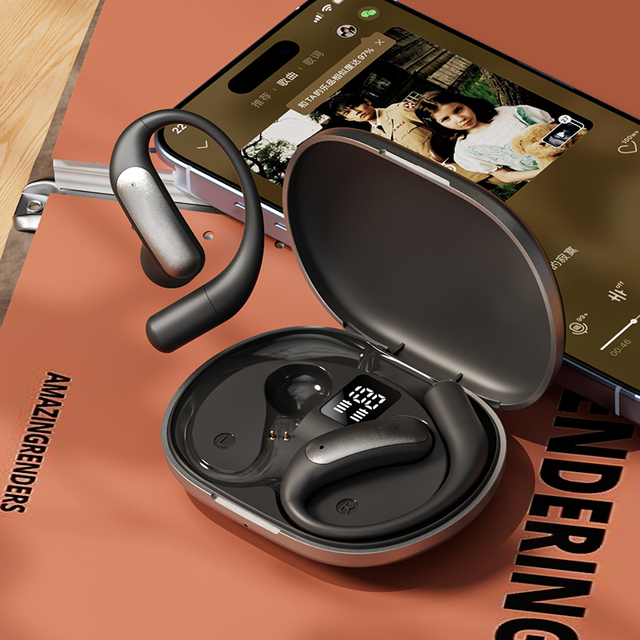 M127 Earbuds Led Display Open Ear Earhook Noise Cancellation TWS Headphones Earphones Waterproof