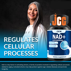 Suppléments de marque privée Supplément végétalien NAD Resvératrol pour l'énergie Santé de la peau Supplément de vitamine B3 Capsules de resvératrol NAD - Product Image 5