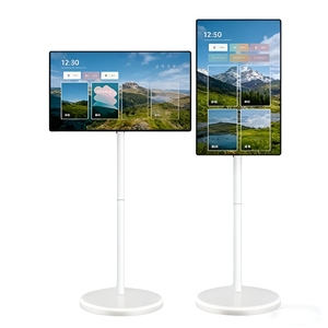 27-inch Slim Portable LCD TV High-definition Touch-controlled Upright Smart Screen Full HD 1080p 60Hz /<b>USB</b>-C White Intelligent C - Product Image 1