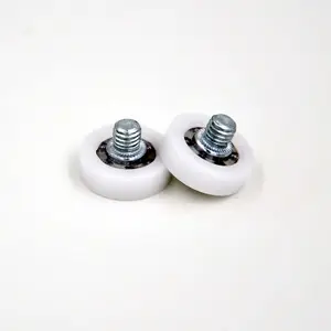 DR19 Laci Rol DR19C1L3 M6x19x6mm <span class=keywords><strong>DR</strong></span>-19 Pulley Plastik Rodas De Rolo Roller Plastik Roda untuk Laci Rol Perakitan - Product Image 1