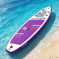 Planche de surf gonflable personnalisée de 11 pieds avec logo de marque et palette de couleurs unique pour les promotions d'entreprise