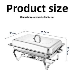 Plats chauffants <span class=keywords><strong>pour</strong></span> buffet Bord roulé <span class=keywords><strong>Protection</strong></span> des doigts Buffets et chauffants <span class=keywords><strong>pour</strong></span> toute fête, mariage, anniversaire et hôtel - Product Image 6