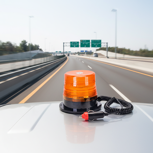 Luces de Baliza Intermitentes con Alarma LED CHYAWE YW-5095 con Cable Enrollado Magnético de 16' Material de PC/ABS Alimentación Externa para Vehículos Camiones - Product Image 1