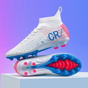 <span class=keywords><strong>Scarpe</strong></span> <span class=keywords><strong>da</strong></span> Calcio Ronaldo Low-Top per Studenti, Tomaia Sintetica, Fodera in Cotone, Tacchetti Lunghi AG TF, Unisex, per Giovani, Suola in Gomma, Prodotto in Cina - Product Image 4