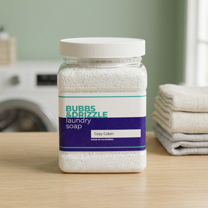 BUBBS DRIZZLE Natural Laundry <b>Soap</b> Powder 30 Oz. (850 G) Cedarwood Vanilla & Nutmeg Scent - Product Image 3