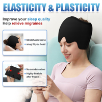 Amazon Offre spéciale Produits Vente en gros Gel Thérapie par le froid et le chaud Maux de tête Soulagement de la migraine Cap Maux de tête et soulagement de la migraine