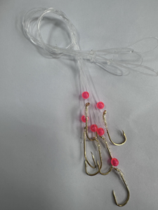 Hameçons triples à ardillons BST - Monture en <span class=keywords><strong>acier</strong></span> au carbone et nylon pour la pêche en eau salée et douce, affûtés chimiquement, taux <span class=keywords><strong>de</strong></span> pêche élevé - Product Image 1