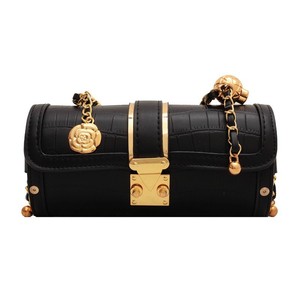 Achats sur le marché <span class=keywords><strong>en</strong></span> <span class=keywords><strong>ligne</strong></span> grossistes 2024 nouveau petit cylindre femmes pierre motif rétro chaîne unique épaule sac à bandoulière - Product Image 5