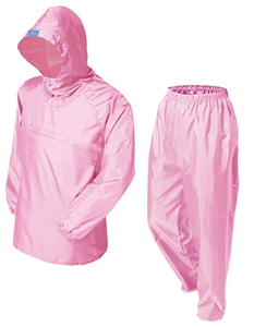Ensemble imperméable unisexe avec veste à capuche et pantalon en polyester, vêtements de travail classiques, longueur standard, combinaison imperméable - Product Image 1