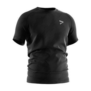 Vêtements de sport de luxe pour hommes, coupe ajustée personnalisée, vêtements de sport personnalisés, t-shirt athlétique doux, compressif - Product Image 3