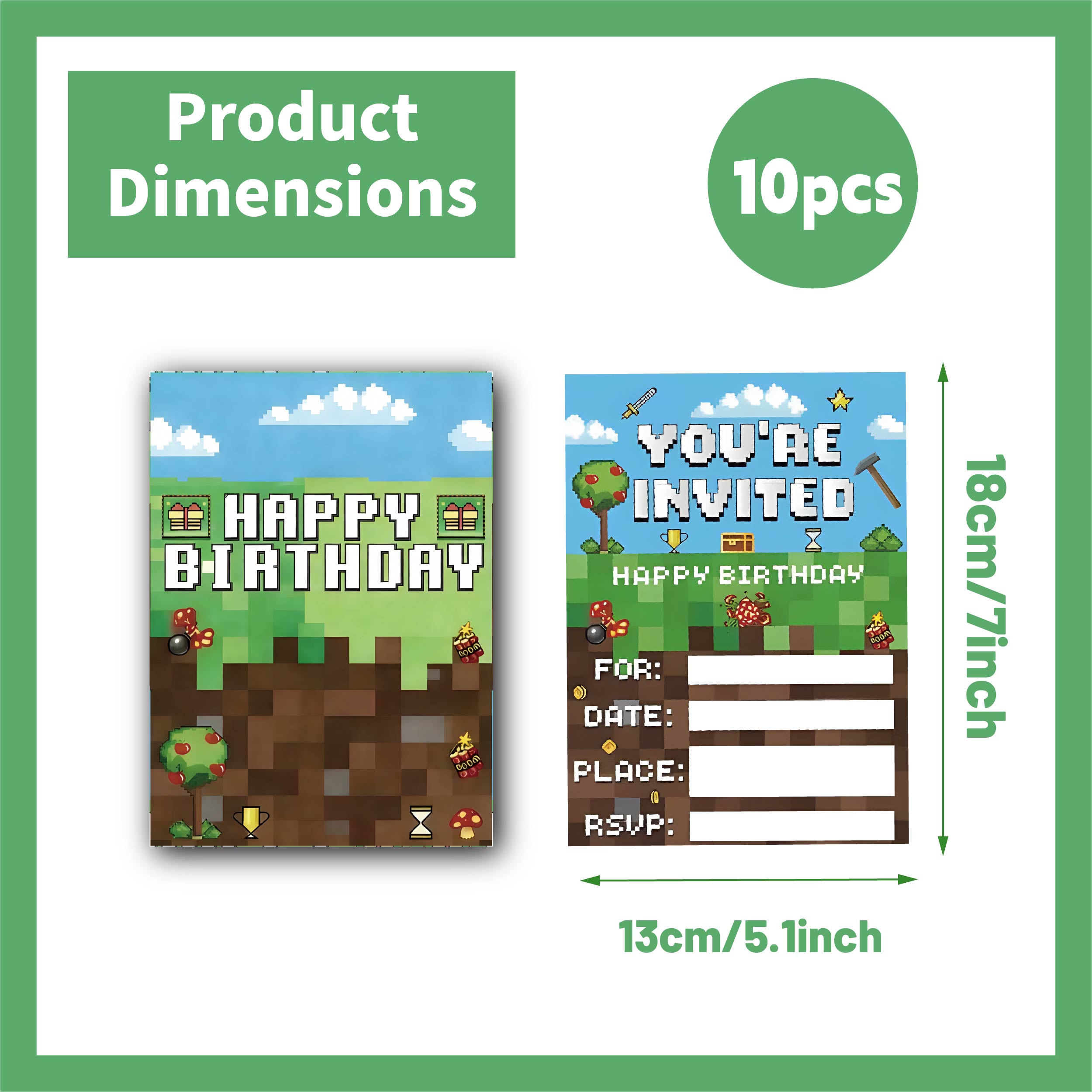 verde 10 unidades/bolsa