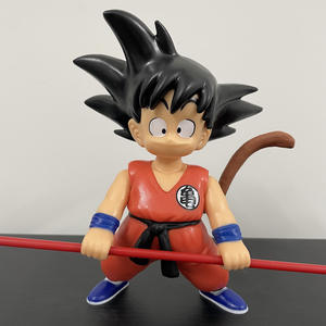 Statuetta in PVC di Giovane Son <span class=keywords><strong>Goku</strong></span> con Bastone, Bambola dell'Infanzia 25cm, Accessori Anime in Confezione, Regalo di Compleanno, Ornamento da Scrivania - Product Image 2