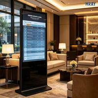 Pantalla LCD Publicitaria HRAY de 65 Pulgadas con Relación de Aspecto 16:9, 50000 Horas de Vida Útil, Ángulo de Visión Amplio para Promoción en Tiendas Minoristas, OEM, ODM, Venta al Por Mayor