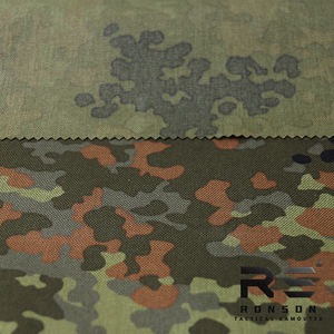 1000D Nylon <span class=keywords><strong>Flecktarn</strong></span> Camo Cordura impermeable táctico motocicleta chaquetas con PU tejido 100% tela de nylon para bolsos y coches - Product Image 4