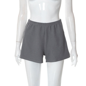 Shorts pour femmes <span class=keywords><strong>de</strong></span> la série sportive, été, taille mi-haute, couleur grise, cyclisme, décontracté, harem, ample, large - Product Image 4
