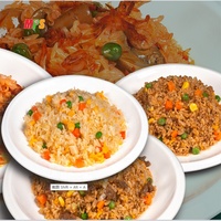 Wholesale Halal Fast Vegetarian Deit Food Best Selling Instant Meal Food Ready to Eat Veggie Fried Rice Pack in Box