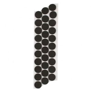 Black Self Adhesive Round Silicone Foot Pad Anti Slip Wear Resistant Silicone Gasket - Product Image 2