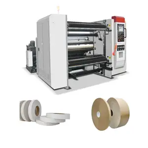Machine de rembobinage de rouleau de papier d'impression de journal à prix d'usine compétitif contrôlée par le système PLC d'allemagne