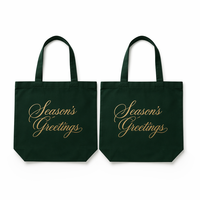Sac en toile à double usage, en tissu écologique et plastique, avec support pour emblème d'hiver personnalisé, pour achats répétés et approvisionnement immédiat