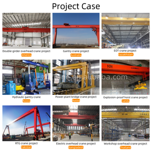 Grue <span class=keywords><strong>portique</strong></span> de 10 m, portée de 7 mètres, montée sur rail, pour usage industriel intensif, grues RMG - Product Image 4