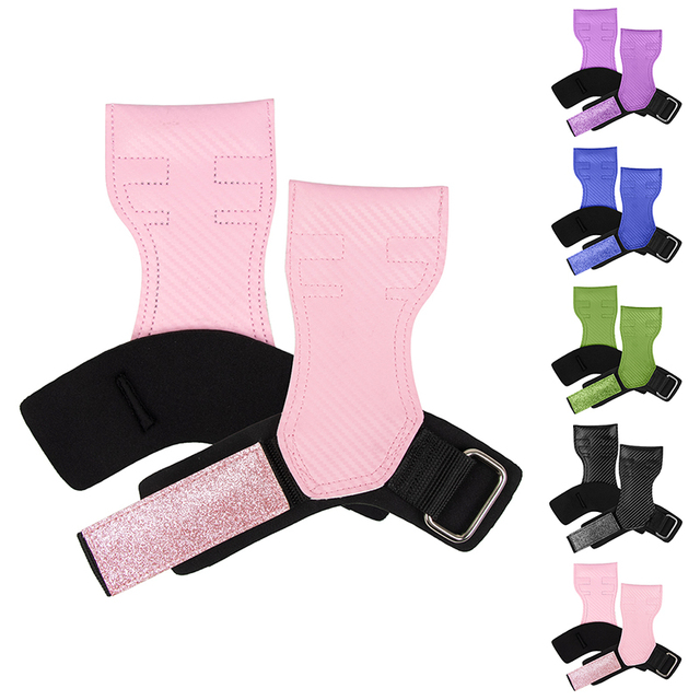 LADYGLOW Custom Logo Anti Slip Fitness Grip Gym Adjustable Weight Lifting Heavy Duty Gymnastics Grips