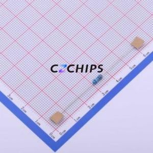 Resistencia de Orificio Pasante RN1/4W22K1FT/BA1, Componente de Orificio Pasante (THT), Película Metálica de 2.4x6.4mm, 22.1kOhm, 1%, 250V - Product Image 2