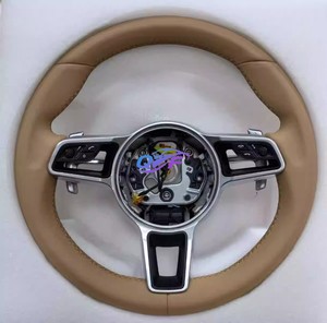 Volante de Cuero para Automóvil, Directo de Fábrica, para <span class=keywords><strong>Porsche</strong></span> Macan, <span class=keywords><strong>Cayenne</strong></span>, 718, 911, Panamera - Product Image 4